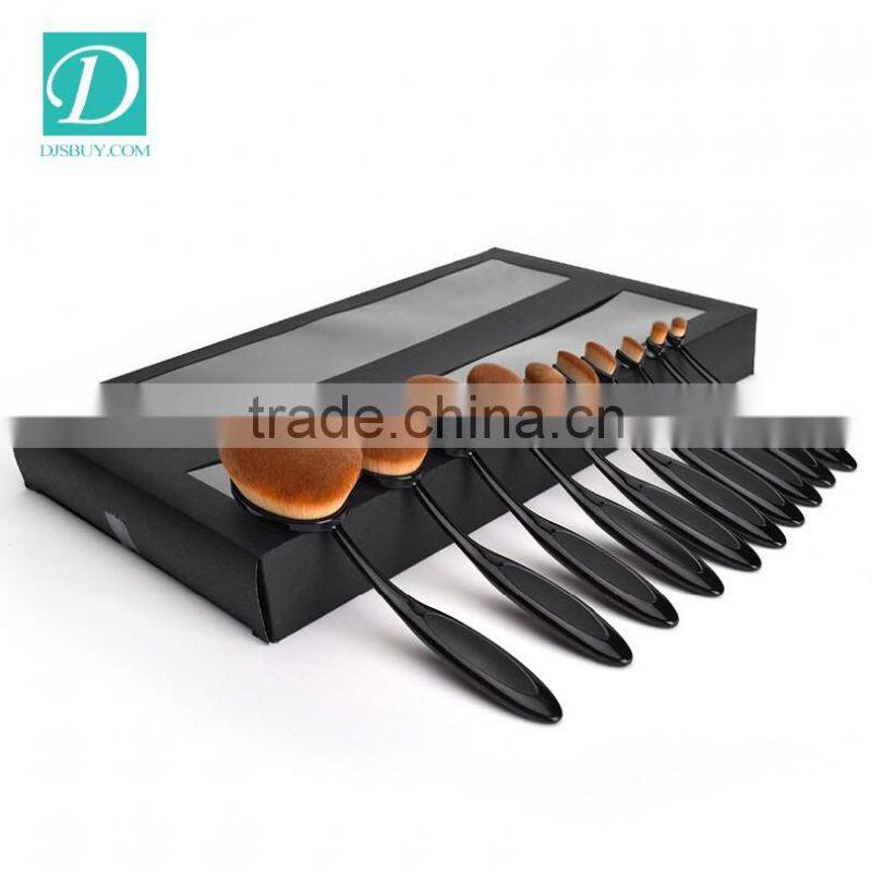 Professional Make Up Case 10PCS Makeup Brushes