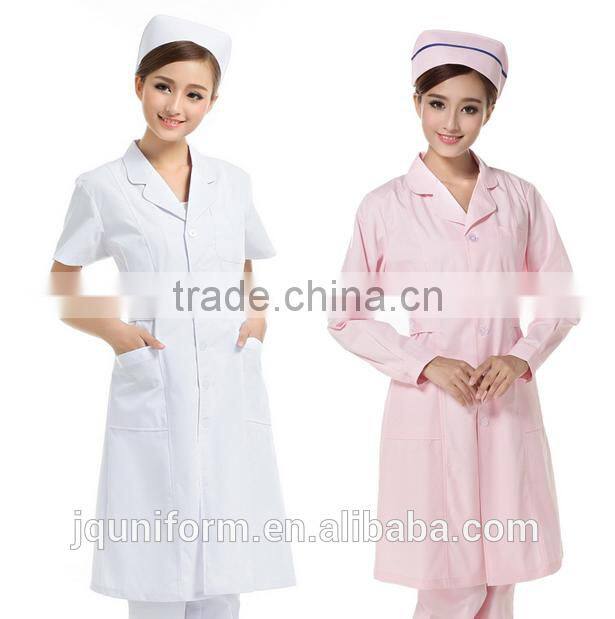 Custom Popular Fashionable Summer Short Sleeve Doctor Medical Coat /Winter Long Seeve Hospital Medical Uniform