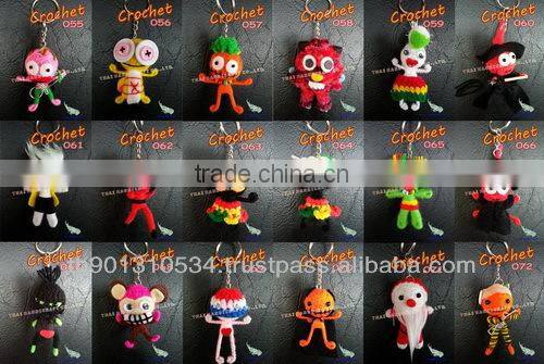Handmade Crochet Key chains Wholesale Key rings