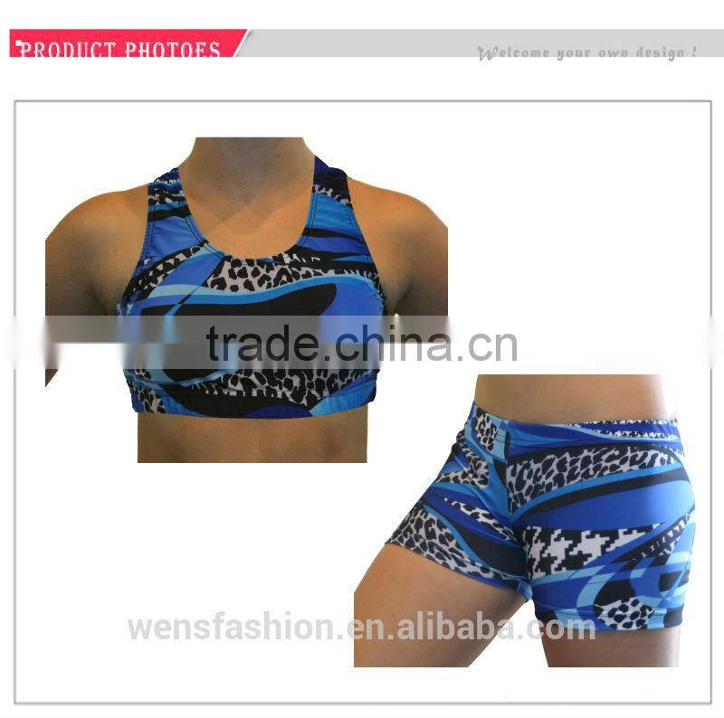 Wholesale Clothing Latest Fashion Sexy Yoga Bra Design Women Yoga Short Yoga Bra Set