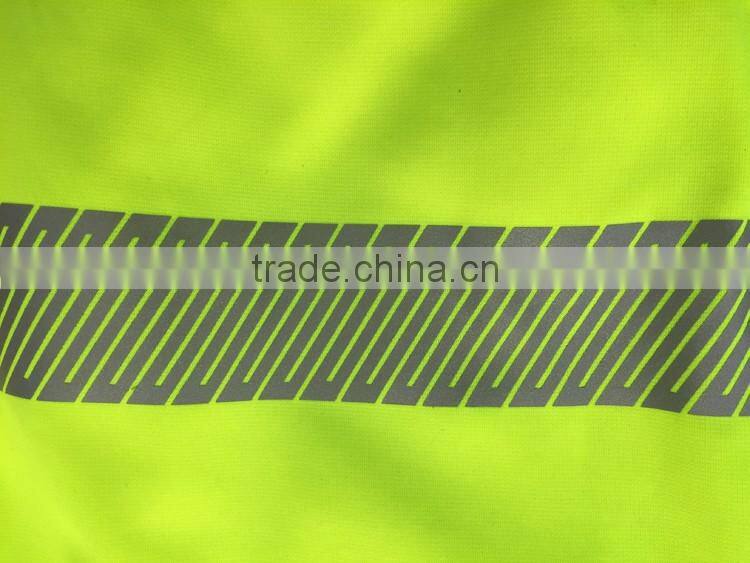 Daytime orange safety hivis yellow reflective 3m heat sealed T-shirt