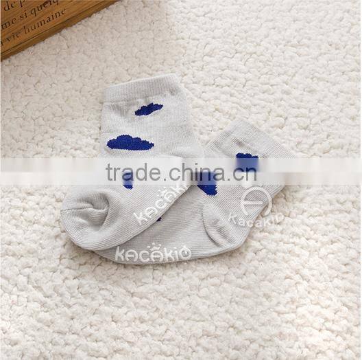 cute baby cotton socks, silicone print baby socks