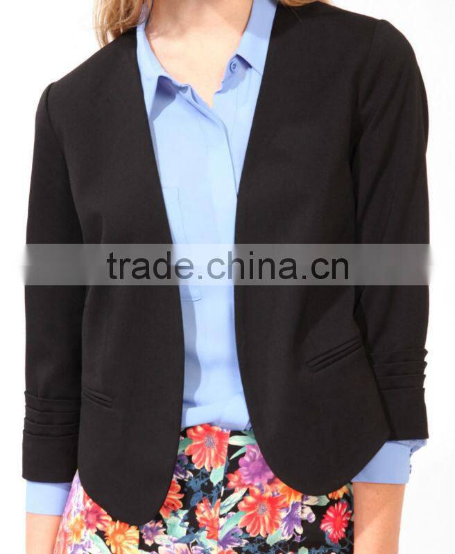Tiered Sleeve Ladies Blazer