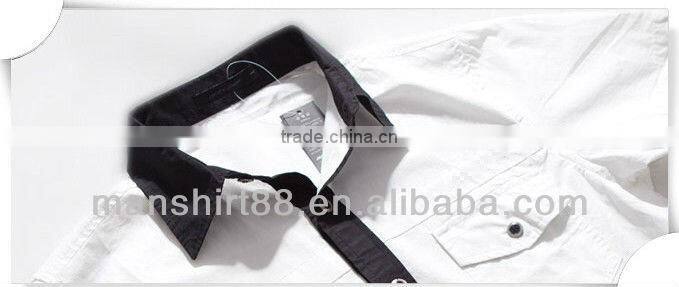 2017 twin chest pockets contrast color short sleeve embroidery polo shirt for men