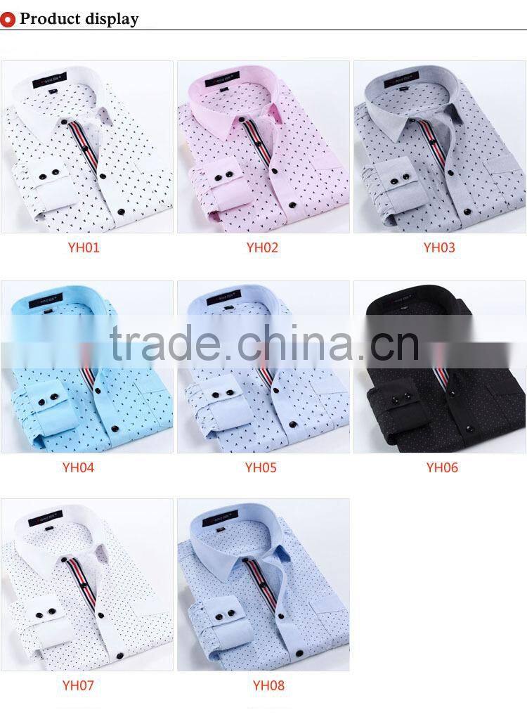 Hot sale polyester cotton special placket custom full-size printed man t-shirt