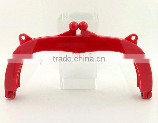 2016 new high quality 18.5cm plastic purse frame/bag accessory