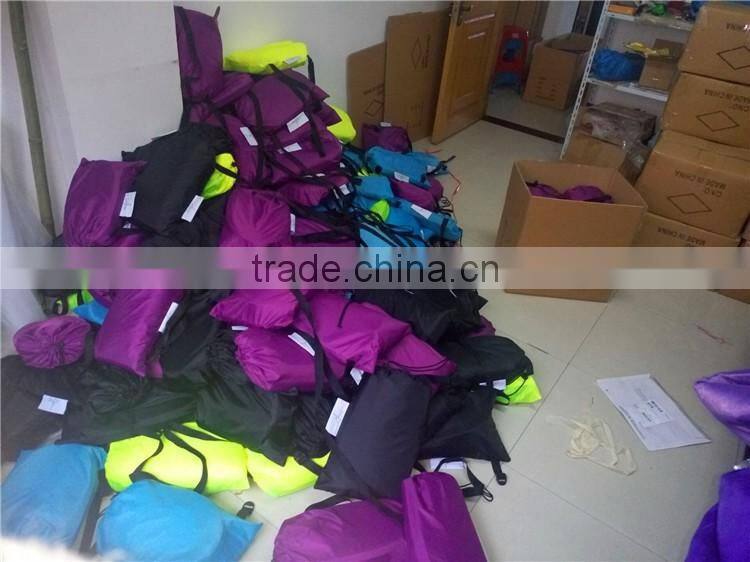 FamilyShop Fast Inflatable Air Bag Sofa Camping Hike Bean Flatfish Sleeping Bed