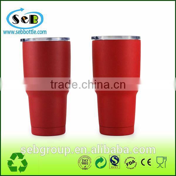 Hot custom 30OZ ware double wall SS tumbler with plastic lid