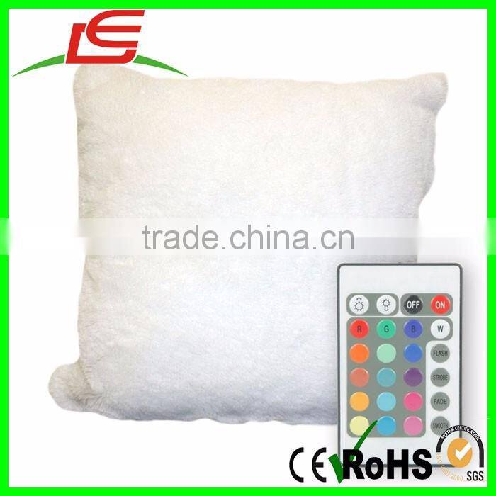 Multicolored Moonlight Remote Control Mood Light LED Couch Pillow