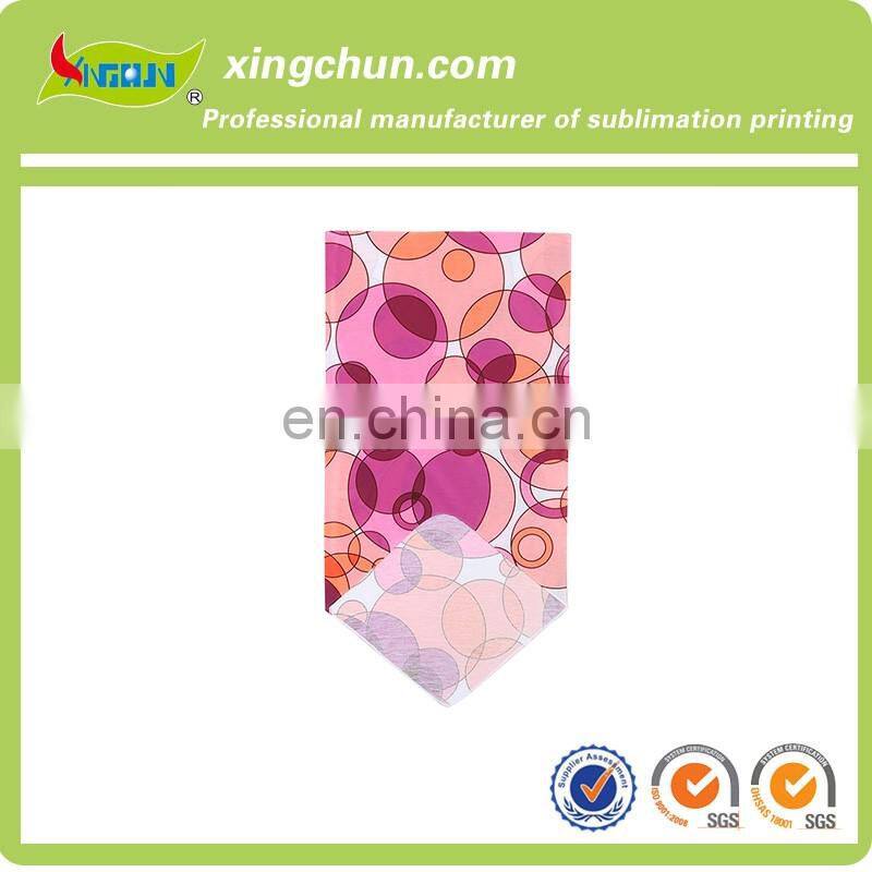 Wholesale factory price custom 100% polyester microfiber tube headwear