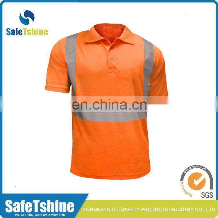 Cheap customized high quality polyester safety plain dry fit sports t-shirt