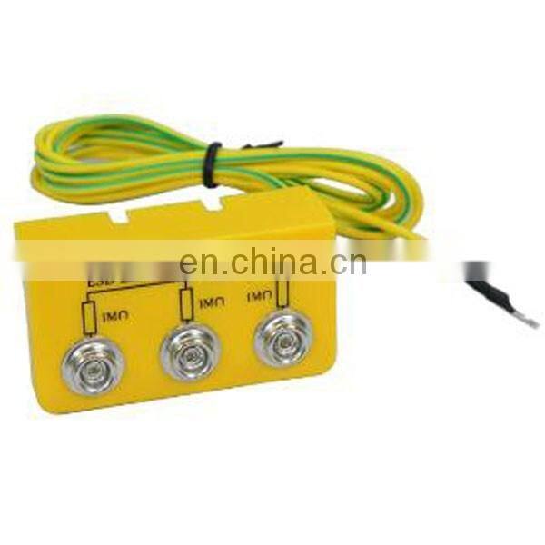 with 1 Megohm resistance EBP Plug,UK,Europe ESD bonding point