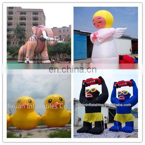 Pink Women giant inflatable gorilla with Bikini