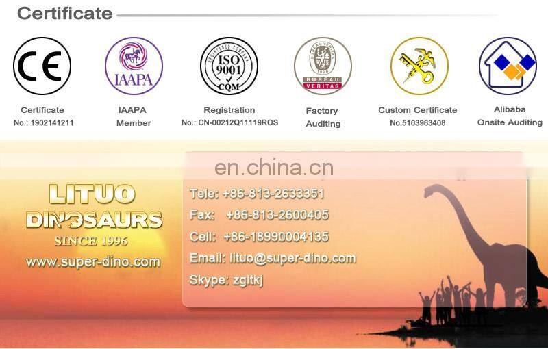 Amusement Theme Park Exhibition Dinosaur Fossil