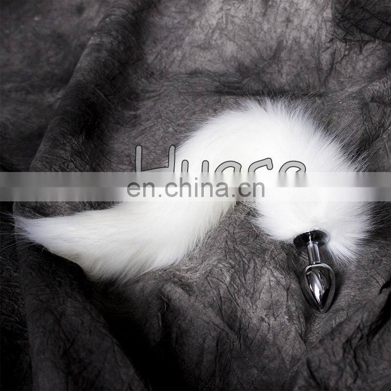 Sexy fake fox tail anal plug butt plug anal sex toys for women adult toy