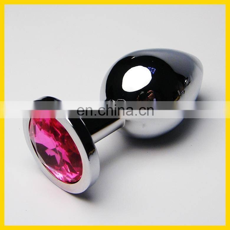 Stainless steel chastity device Stainless steel anal plug