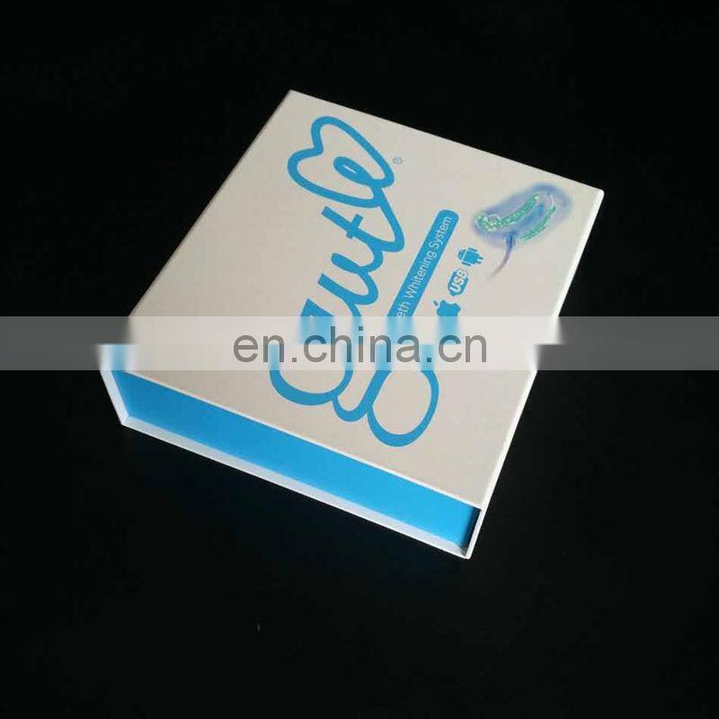 Luxury Book Shaped Magnetic Flip Box for Portable USB Mobile Phone power bank charger