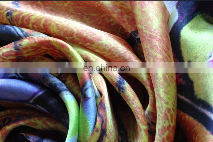 women fashion satin silk plaid square scarf