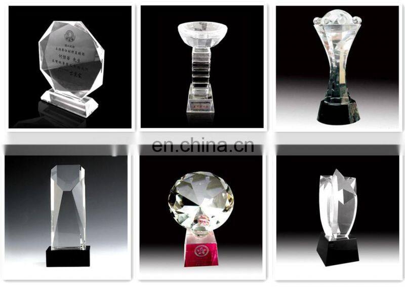 Wholesale Cheap Custom Transparent Crystal Trophies And Awards