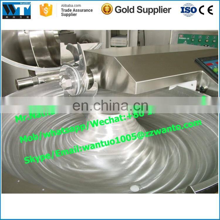 Commercial high speed meat chopper bowl cutter machine