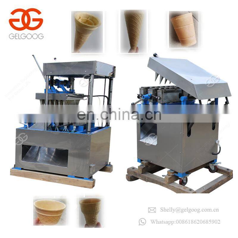 Multifunctional Industrial Ice Cream Snow Pizza Cone Making Rolling Machine Egg Waffle Maker