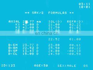 ODM-1000A/P Ultrasonic A Biometer & Pachymeter