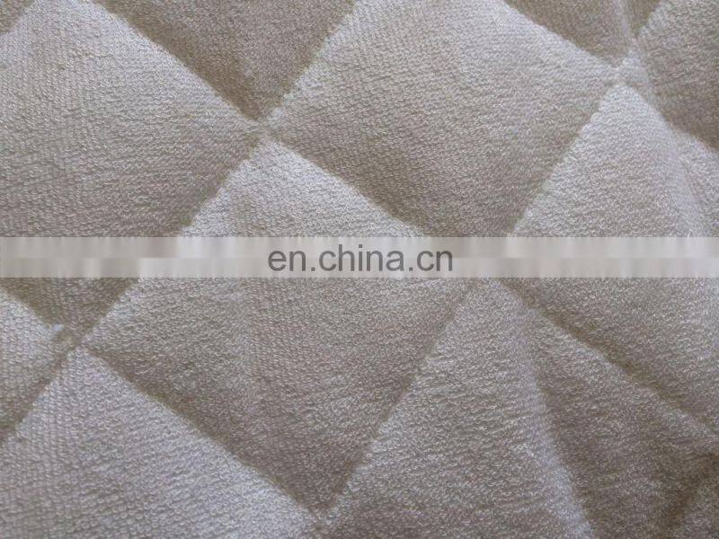 Waterproof Fitted Quilted Crib and Toddler Protective Pad Cover (White) Mattress