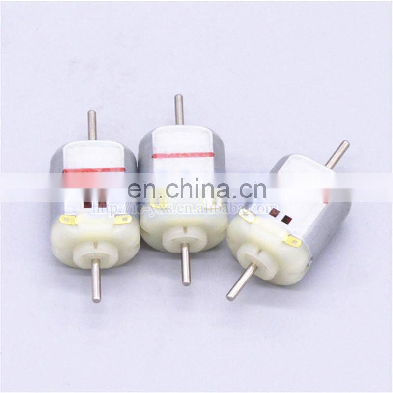 130 motor double shaft carbon brush motor 3V 6V 12V