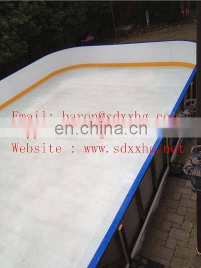 Polyethylene sheet synthetic ice rink barrier/synthetic ice rink/ice skating rinks