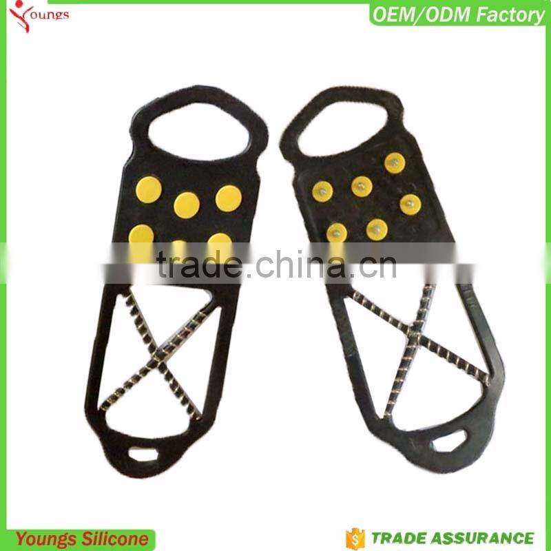 2016 winter spikes shoe snow protectors silicone anti-slip ice cleats ice shoes spike
