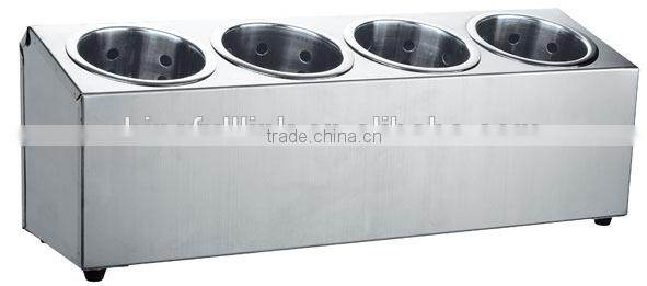 Kitchen Utensil Stainless Steel Cutlery Cylinder Holder