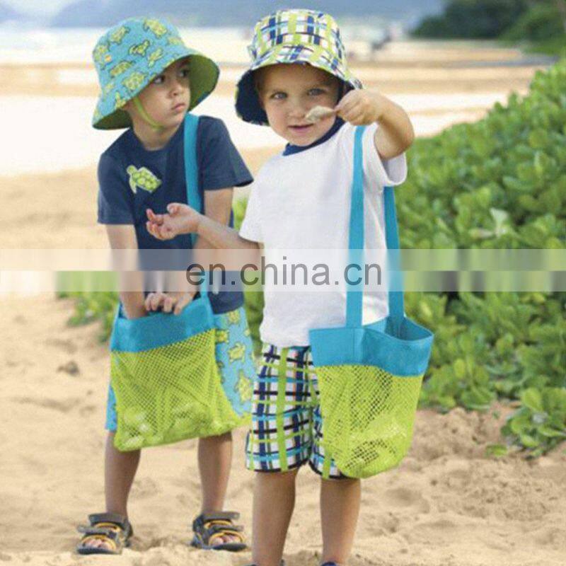 Kids Baby Sand Away Carry Beach Treasures Toys Pouch Tote Mesh Children Storage Bag