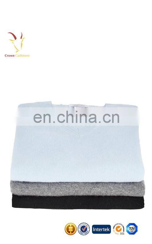 Women/lady causal sweater V Neck pure cashmere sweater jumper