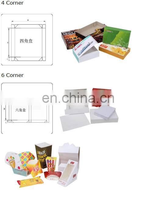 1100-Straight line-double side-lock bottom-4&6 corner Folding Gluing Machine