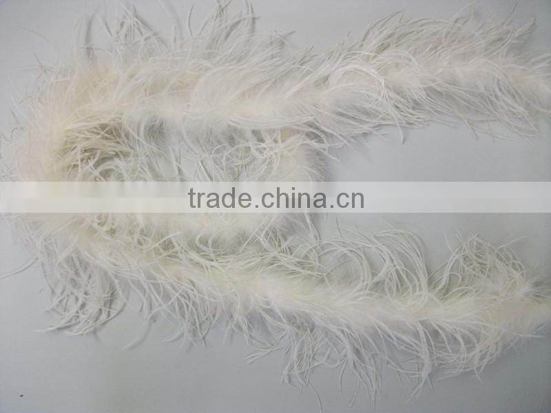 New Style Fashion Mix Colors 200cm Ostrich Feather Boa For Decorate