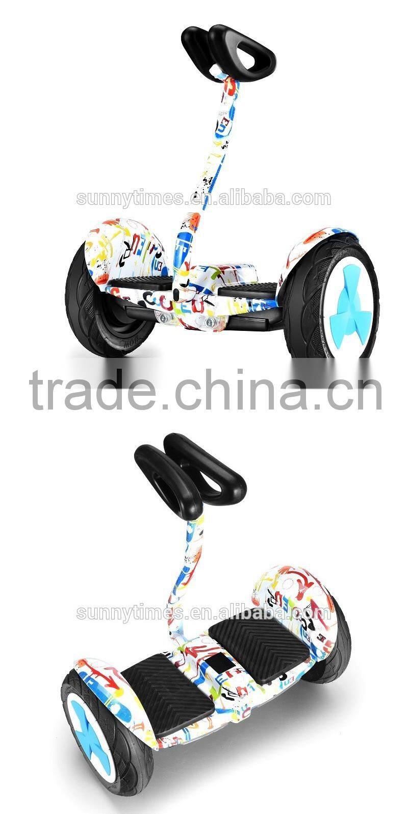 2016 Popular City Hoverboard 10 inch Mini Two Wheels Electric Self Balancing Scooter 54.8V Lithium Battery Long Mileage