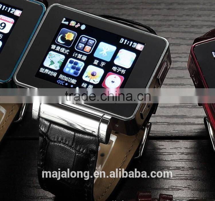 The latest 1.8 inch leather strap Bluetooth watch phone with WiFi&GPS&Pedometer &Camera &Sedentary Remind&Yaho I9s Smart Watch