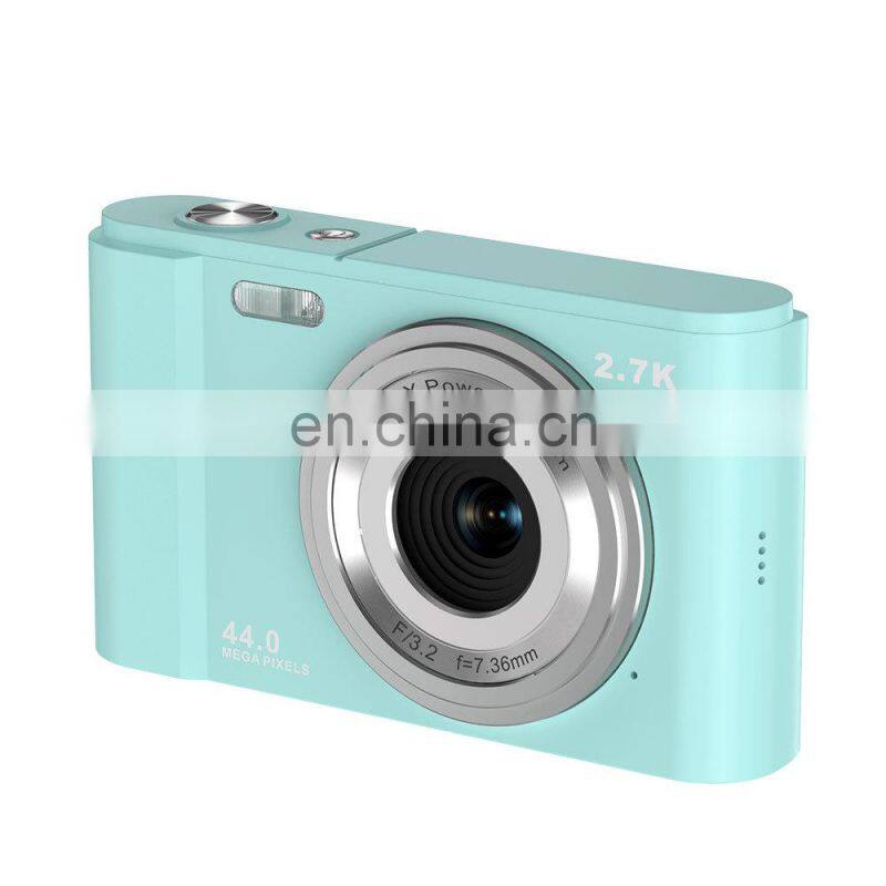 2.7K 44MP 16X Digital Zoom 700mAh Lithium Battery Photo Digital kids video Camera made in China