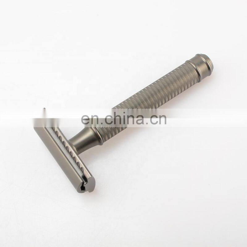 Black Metal Barber Shaving Razor for Men Shaver