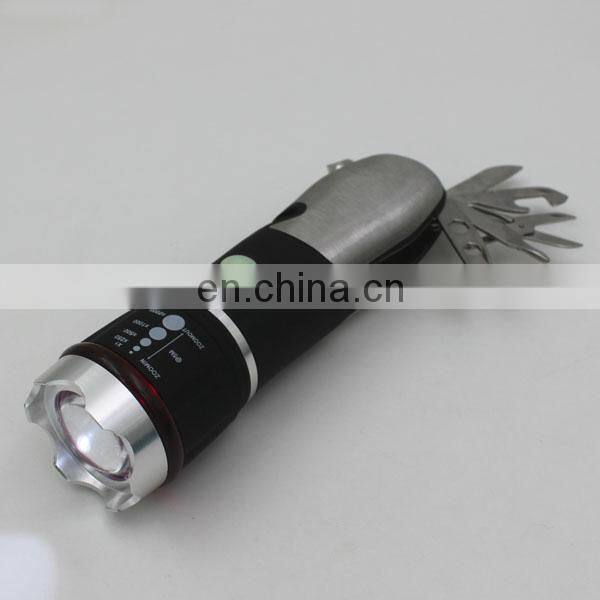 Multi function Safe Led Torch with Emergency Tool kit