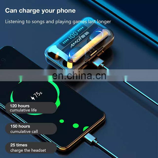 F9 Wifi Ear Wireless Earbuds Earphone Headphones