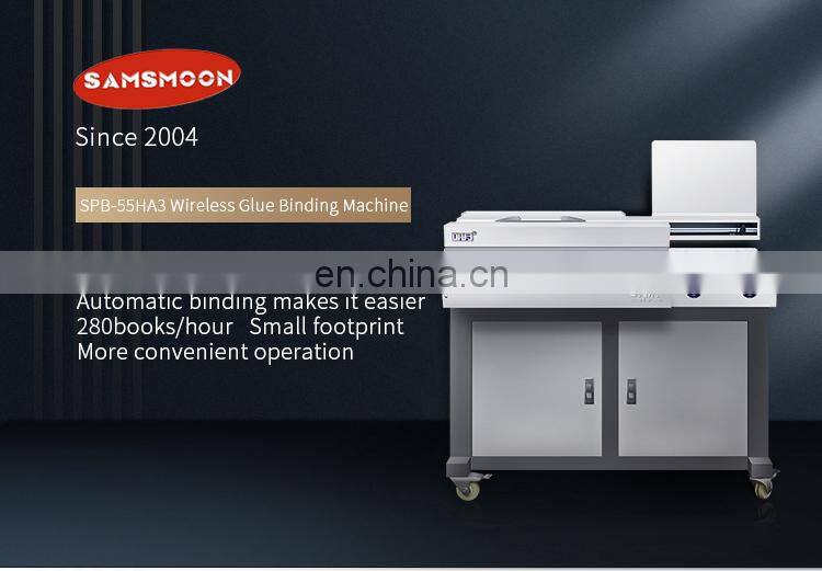 New Design 1000W Max Binding Length 420Mm Automatic Hot Melt Perfect Binding Machine