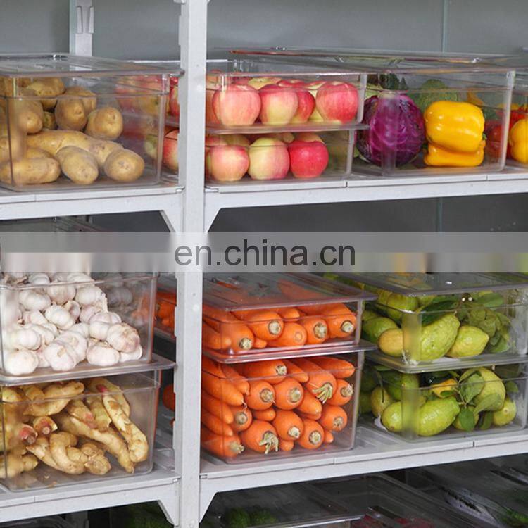 Clear Plastic Polycarbonate PC Insulated Food Pan NSF Certificated Kitchen Plastic Dinnerware Lunch Box