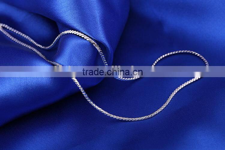 Cheap Price Fashion Rhodium Plated Jewellery Designs Necklace Wholesale
