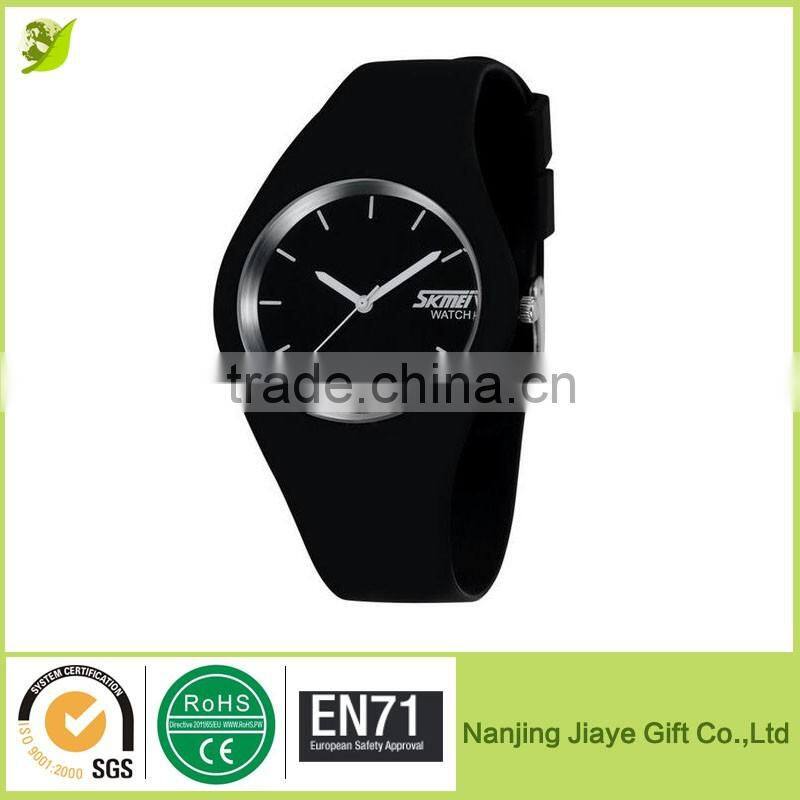 Colorful Jelly Silicon Rubber Strap Quartz Bracelet Wristwatches