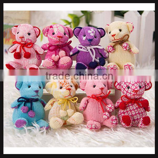 mini stuffed toy animals plush keychain toy