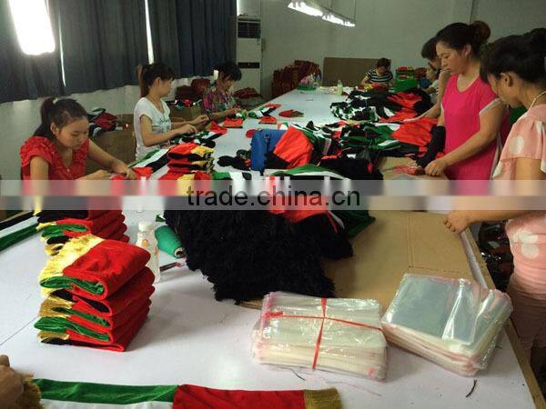 knitted soccer embroidery scarf designs