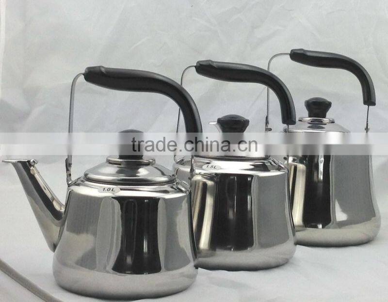 Stainless steel 1L Whistling Kettle Tea pot