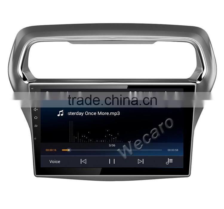 Wecaro WC-FE1019 10.2 inch android 4.4/5.1 Car DVD Gps Navigation for escort radio 2014 2015 2016 With Wifi and 3G GPS