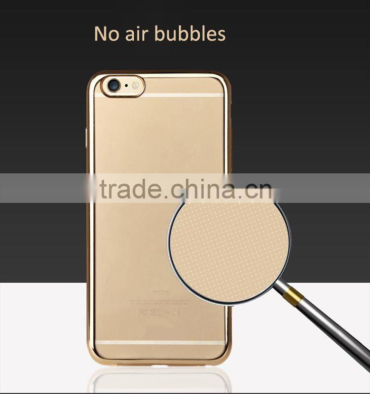 for iphone 2016 tpu electroplate with high quality and small MOQ